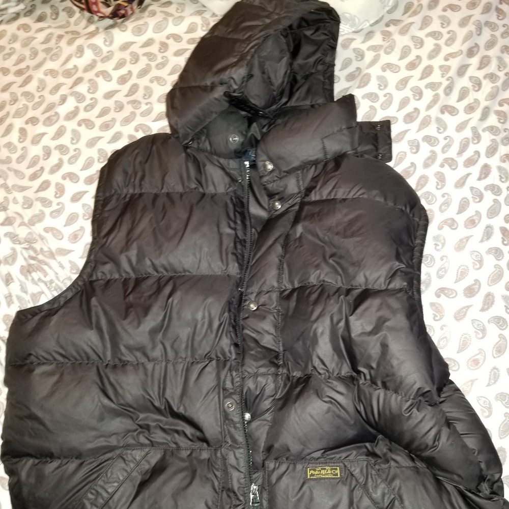 Polo Hooded Down Vest